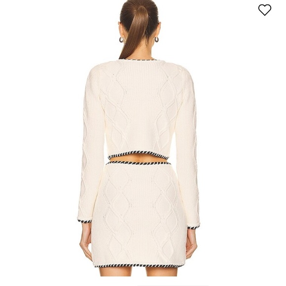 Self Portrait Cable knit cardigan - Picture 3 of 12